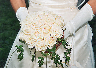 Brautstrauß aus Echtblumen, Floristen in Florida 